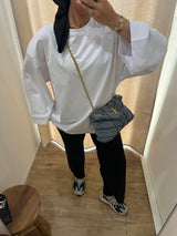 T-SHIRT SURDIMENSIONNÉ (MANCHES LONGUES)