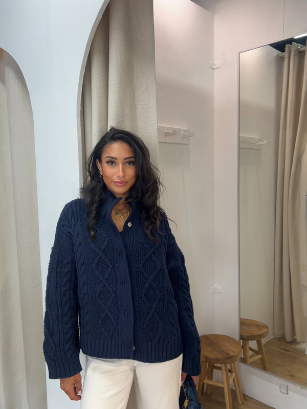 MANTEAU PULL ÉPAIS