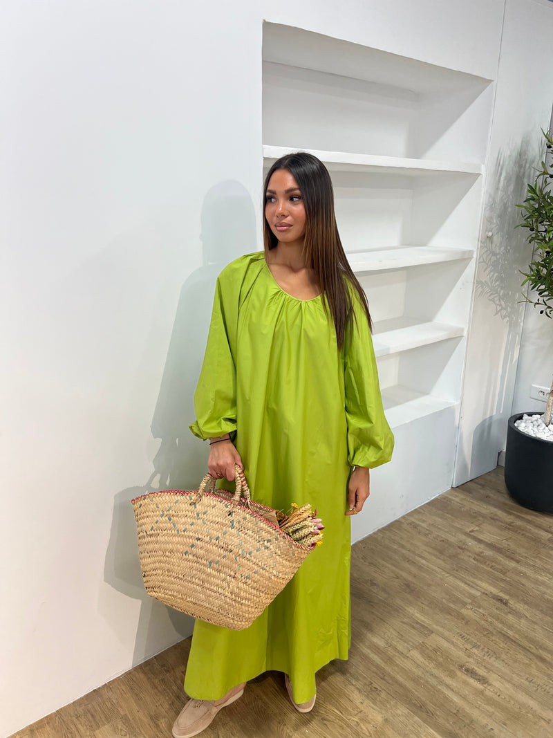 ROBE MANCHES BOUFFANTES