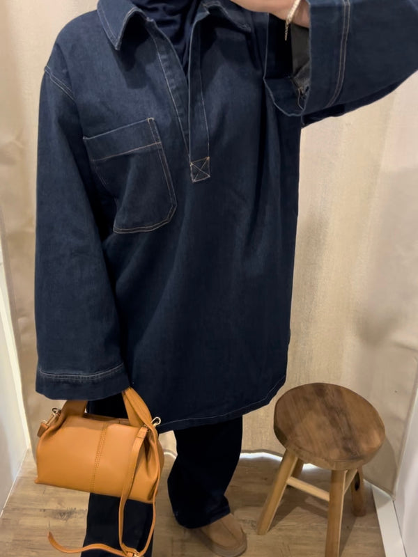 ENSEMBLE OVERSIZE DENIM