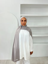 MAXI HIJAB JERSEY LIQUID [GRIS]