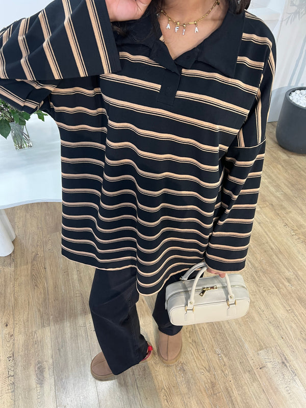 JEAN NOIR COUPE DROITE