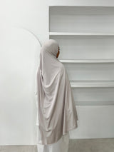MAXI HIJAB JERSEY LIQUID [GRIS PERLE]