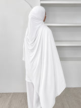 MAXI HIJAB JERSEY LIQUID [BLANC]