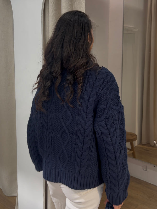 MANTEAU PULL ÉPAIS