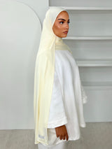 MAXI HIJAB JERSEY LIQUID [JAUNE BEURRE]