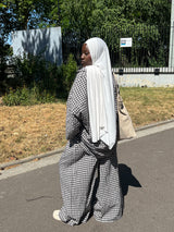 ENSEMBLE VICHY OVERSIZE