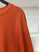 T-SHIRT SURDIMENSIONNÉ MANCHES LONGUES [MATIÈRE POLO]