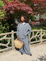 ENSEMBLE VICHY OVERSIZE