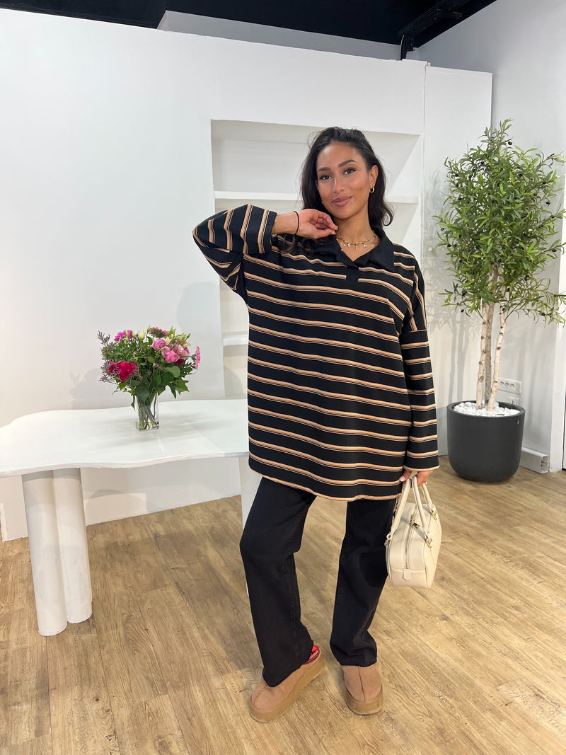 JEAN NOIR COUPE DROITE