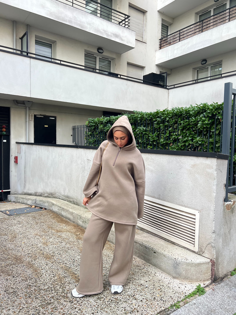 CAGOULE JERSEY PREMIUM [ TAUPE ]