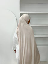 MAXI HIJAB JERSEY LIQUID [BEIGE POUDRÉ]