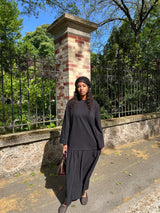 ROBE LONGUE BOHEME NOIRE