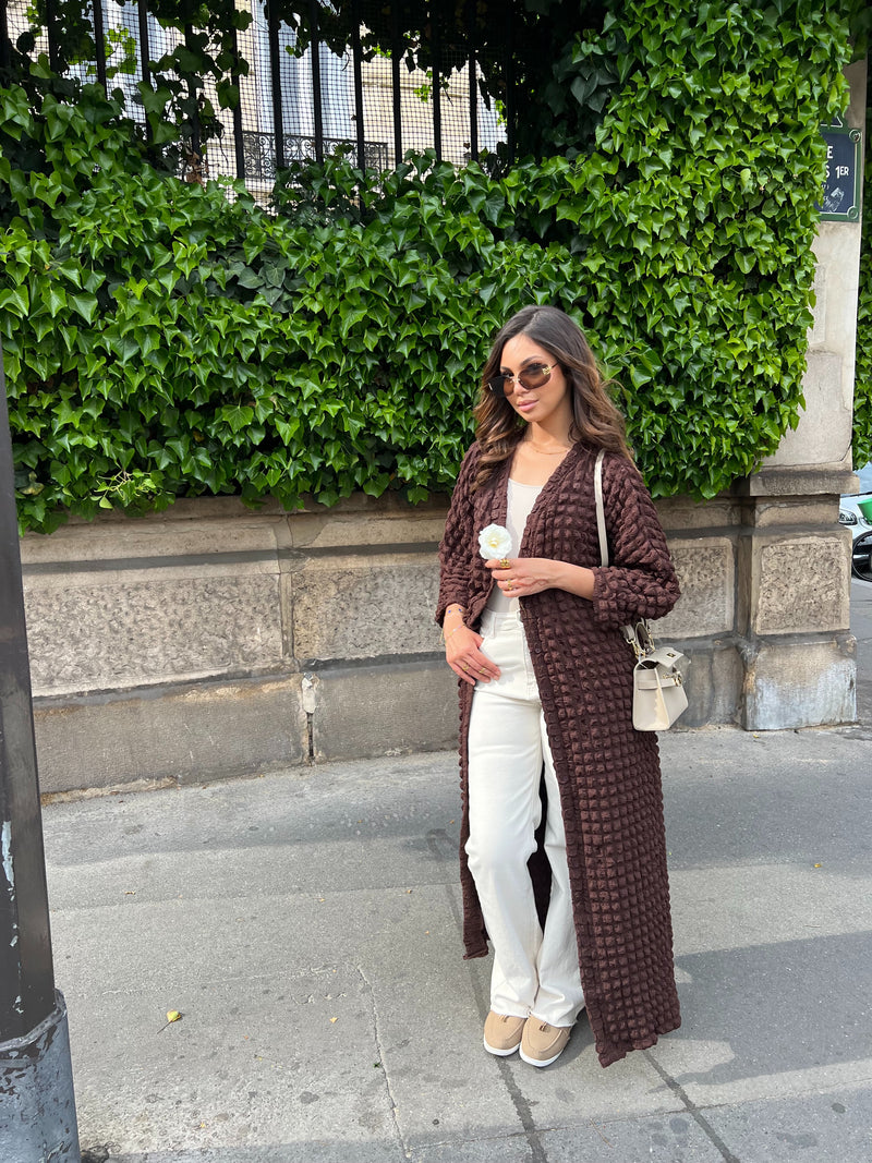 ROBE KIMONO GAUFRÉ