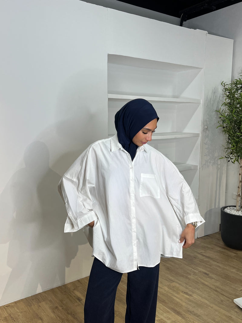 CHEMISE OVERSIZE BLANCHE