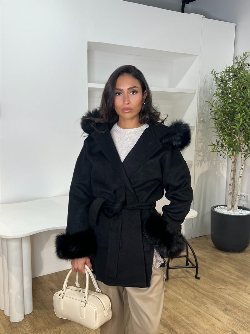 MANTEAU LAINE RENARD GIOVANNI