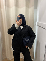 CHEMISE CINTRÉE À ÉPAULETTES