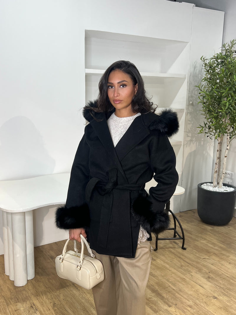 MANTEAU LAINE RENARD GIOVANNI