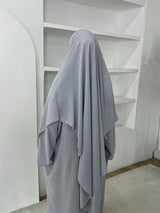 Abaya-Khimar [GRIS]