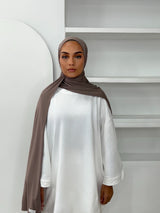 MAXI HIJAB JERSEY LIQUID [TAUPE]