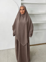 Abaya-Khimar [TAUPE]
