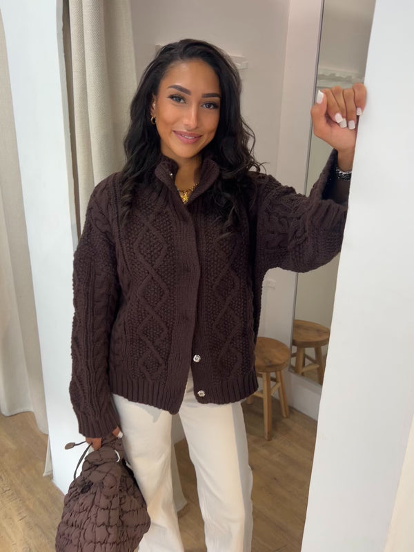 MANTEAU PULL ÉPAIS