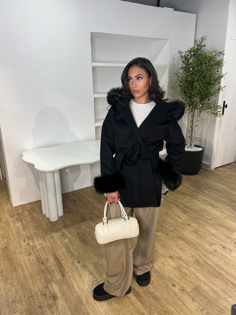 MANTEAU LAINE RENARD GIOVANNI