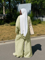 ENSEMBLE VICHY OVERSIZE