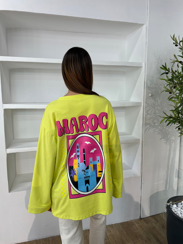 T-SHIRT SURDIMENSIONNÉ MAROC 🇲🇦