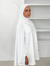 MAXI HIJAB JERSEY LIQUID [BLANC]