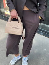 PANTALON FLUIDE MARRON