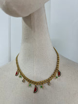 COLLIER PASTÈQUE 🍉 [ACIER INOXYDABLE]