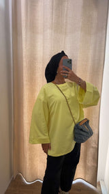 T-SHIRT SURDIMENSIONNÉ (MANCHES LONGUES)