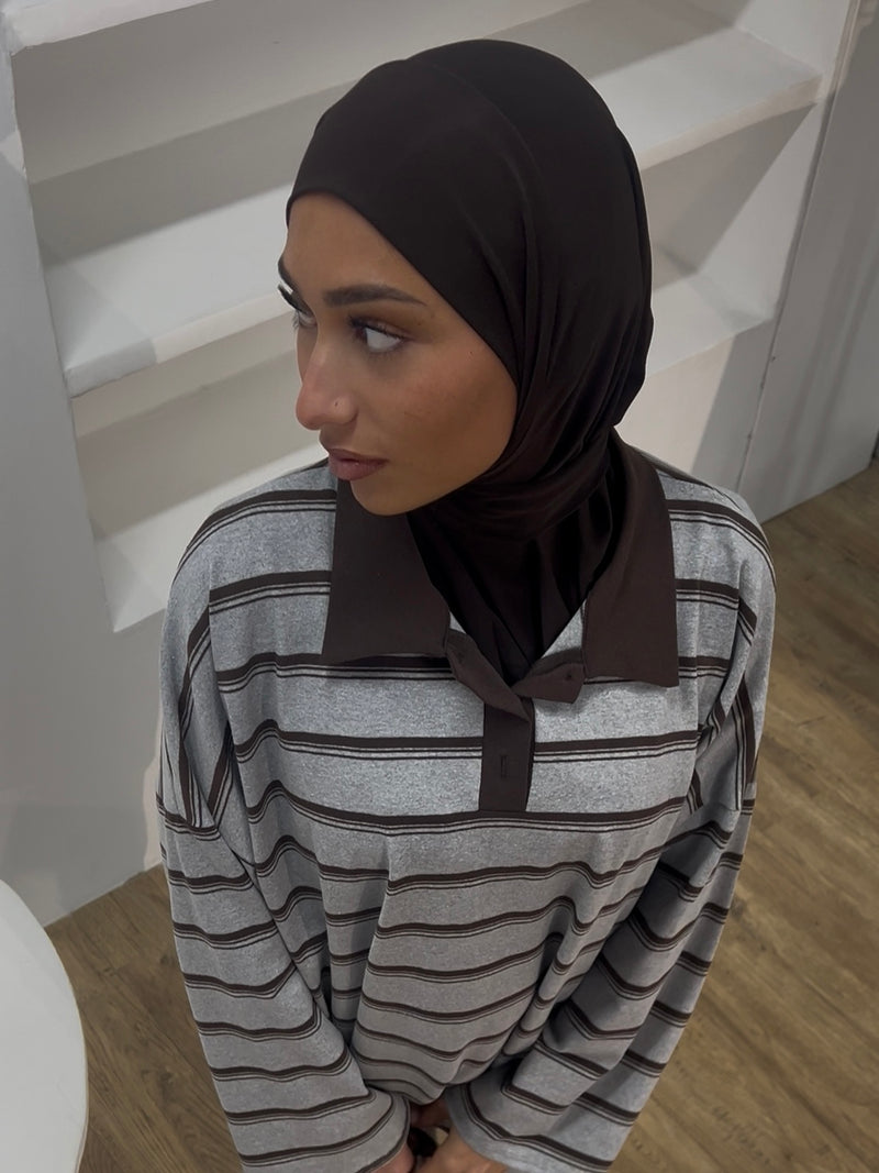 CAGOULE JERSEY PREMIUM [CHOCOLAT]