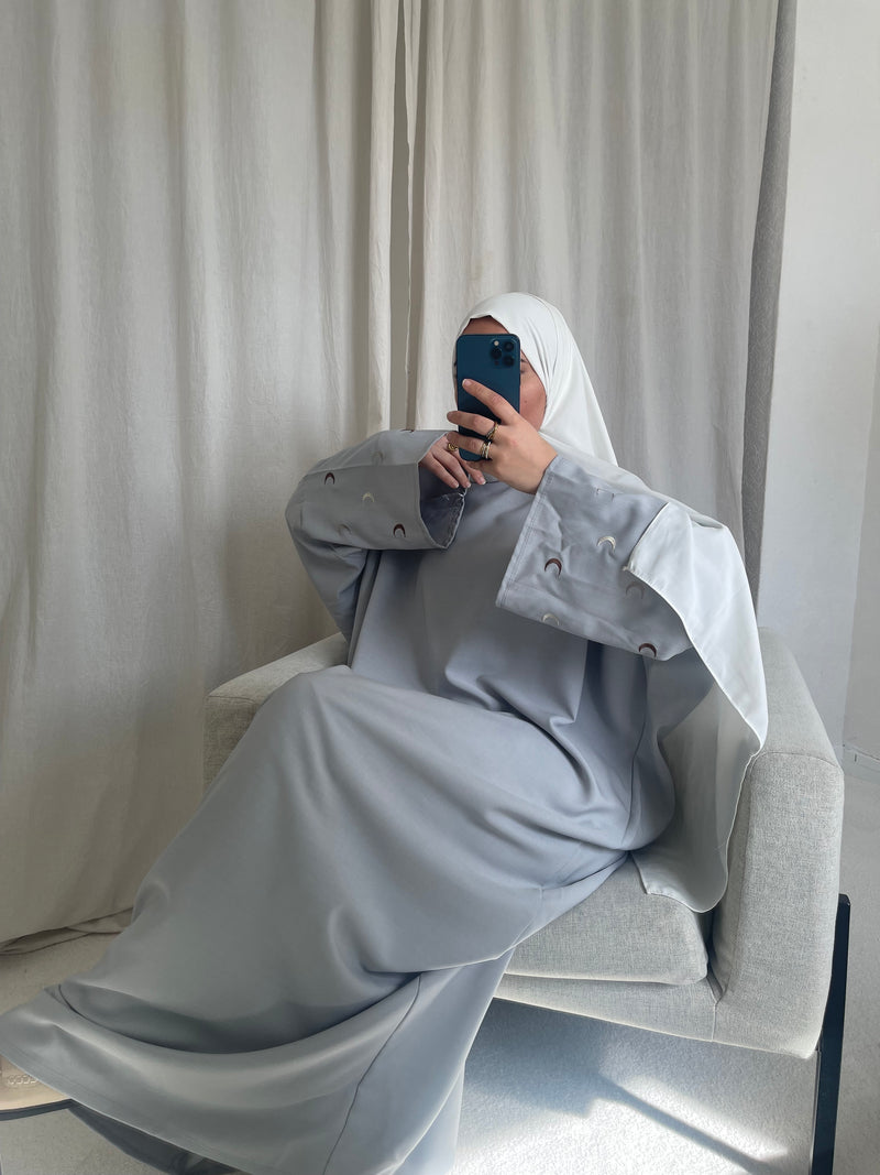 ABAYA BRODÉE QAMAR