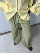 PANTALON FLUIDE VERT