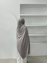 MAXI HIJAB JERSEY LIQUID [GRIS]