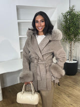 MANTEAU LAINE RENARD GIOVANNI