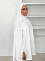 MAXI HIJAB JERSEY LIQUID [BLANC]
