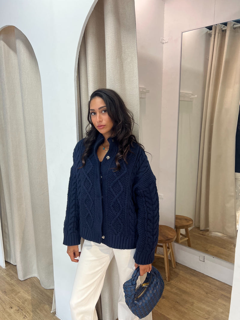 MANTEAU PULL ÉPAIS