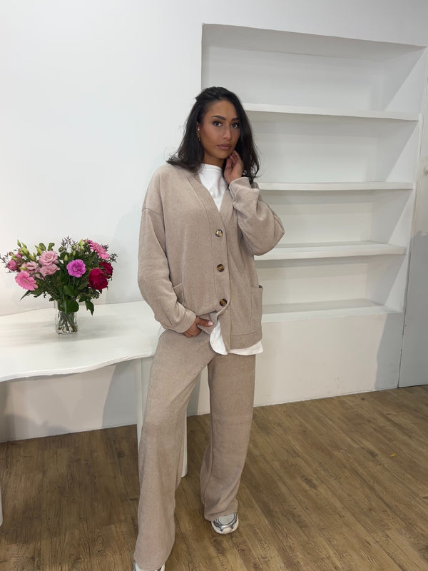 ENSEMBLE DÉCONTRACTÉ EFFET VELOURS