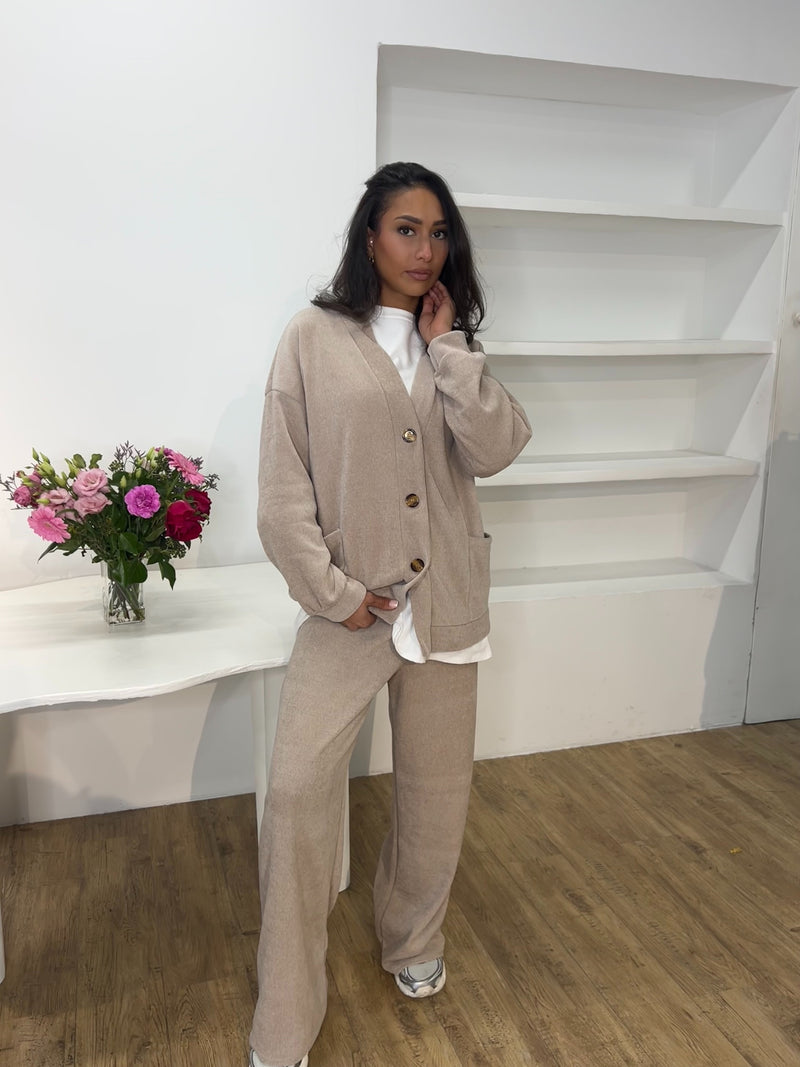 ENSEMBLE DÉCONTRACTÉ EFFET VELOURS