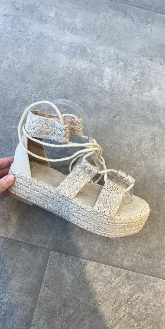 ESPADRILLES À PLATEFORME