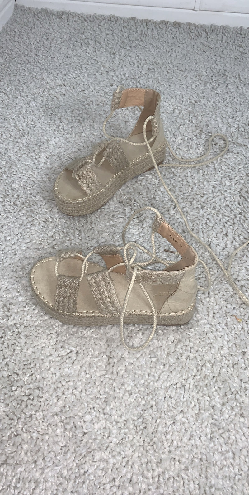 ESPADRILLES À PLATEFORME