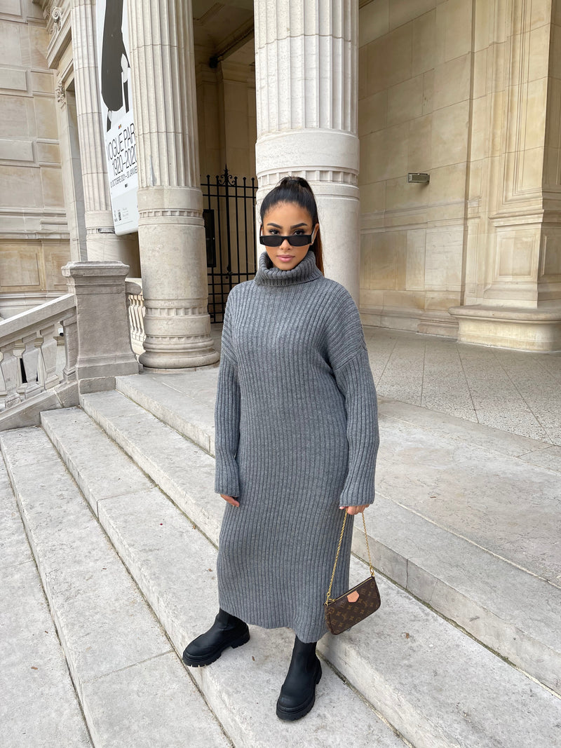 LONGUE ROBE EN MAILLE