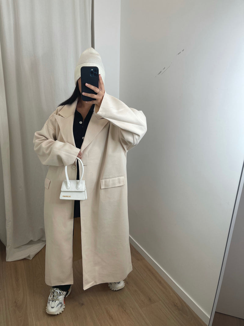 LONG MANTEAU OVERSIZE