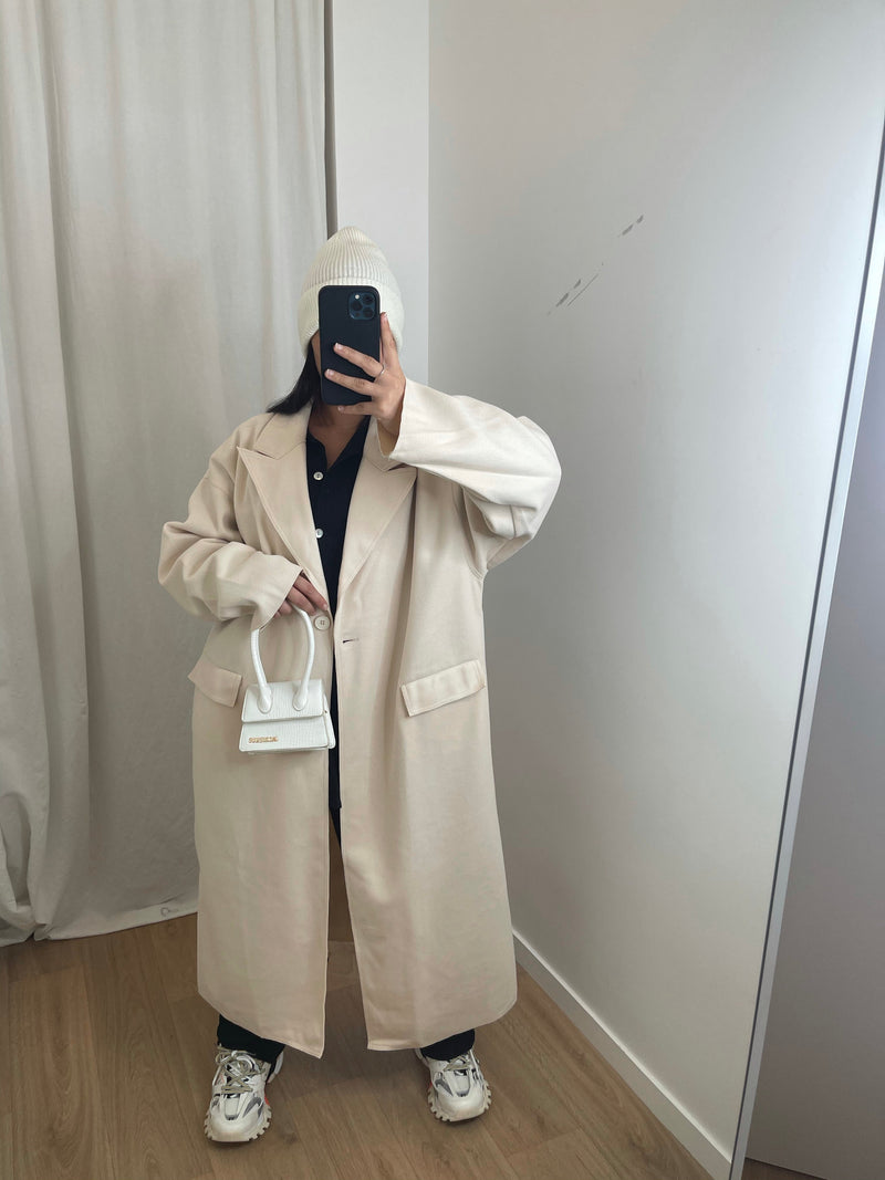 LONG MANTEAU OVERSIZE