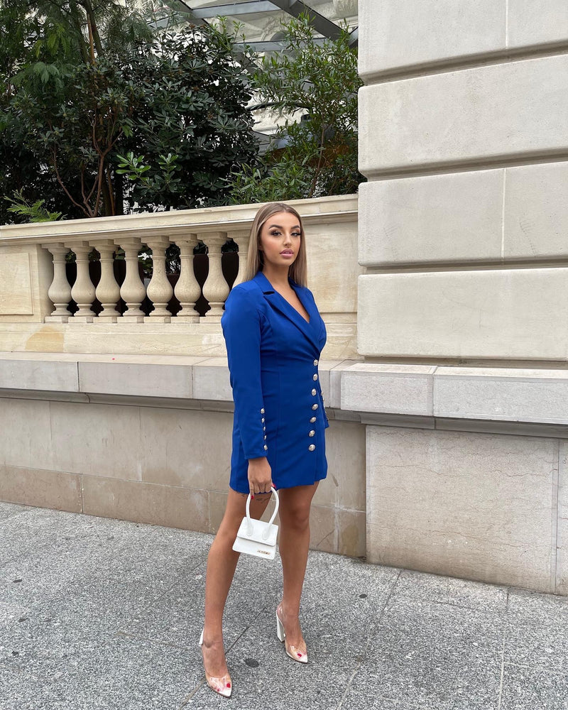 ROBE BLAZER BLEU