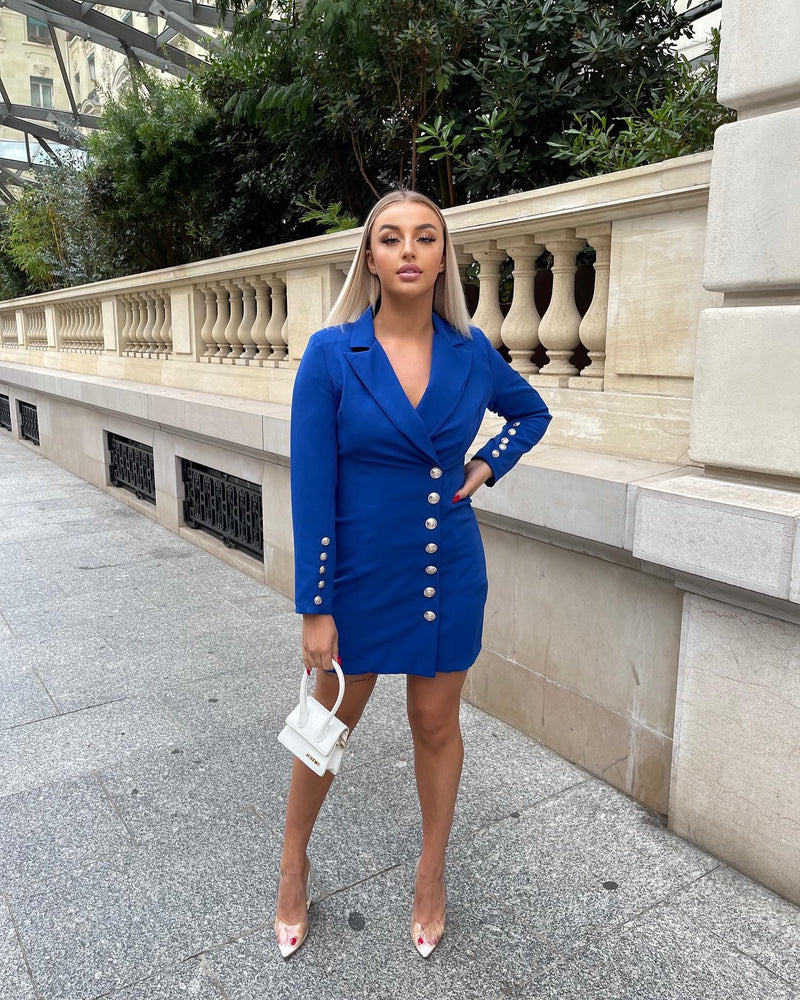 ROBE BLAZER BLEU