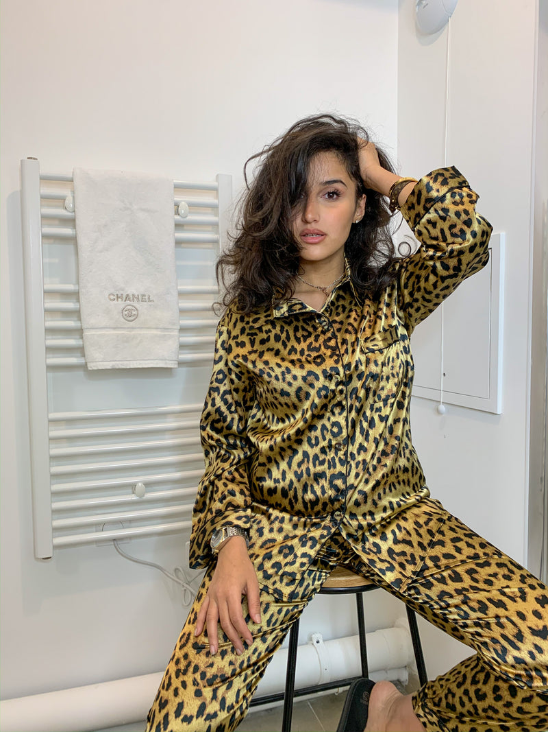 ENSEMBLE PYJAMA À IMPRIMÉ ANIMALIER